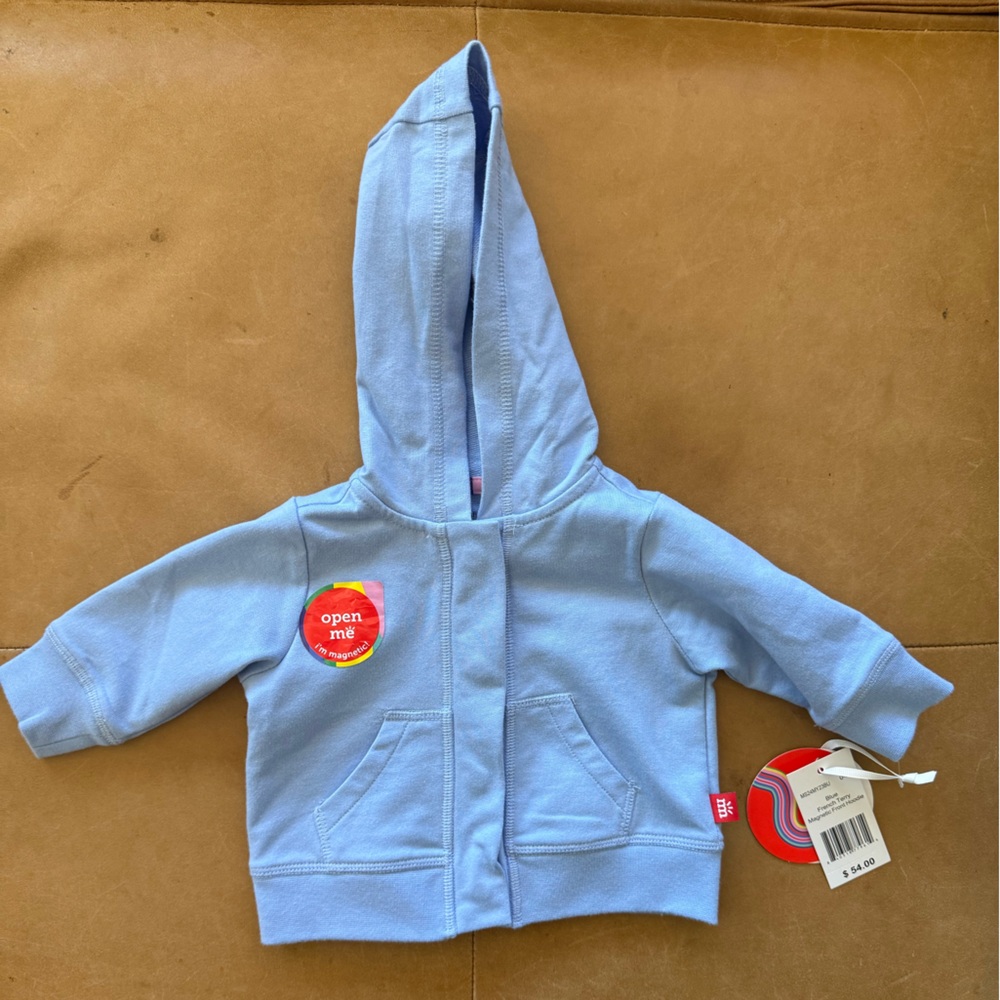💚$25 FLASH SALE💚Magnetic Me Organic Cotton Hoodie 0-3M NWT - Picture 4 of 4